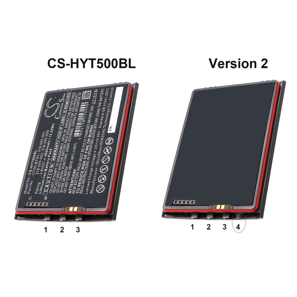 Akku Korvaa CT50-BTSC