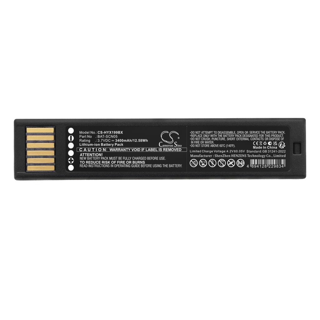 Akku yhteensopiva Honeywell CS-HYX199BX