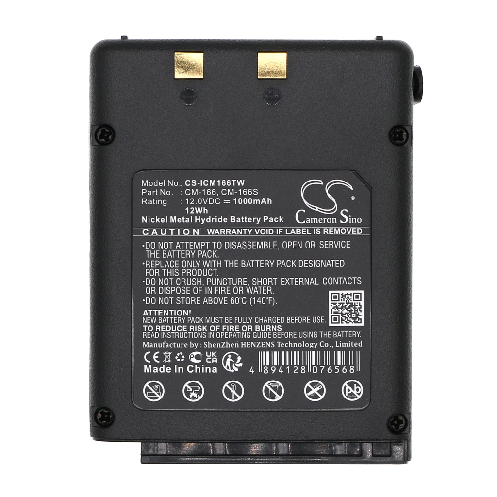 Kaksisuuntaisen radion akku Icom IC-A3E (CS-ICM166TW)