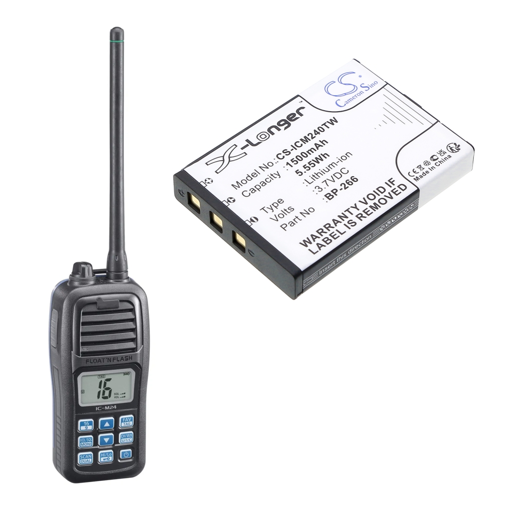 Kaksisuuntaisen radion akku Polmar NAVY-015F (CS-ICM240TW)
