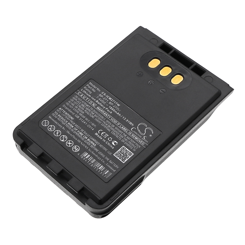 Kaksisuuntaisen radion akku Icom IC-31E (CS-ICM271TW)