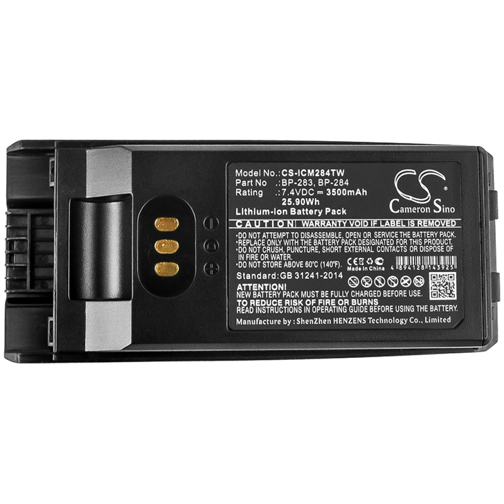 Kaksisuuntaisen radion akku Icom IC-F4400DPT