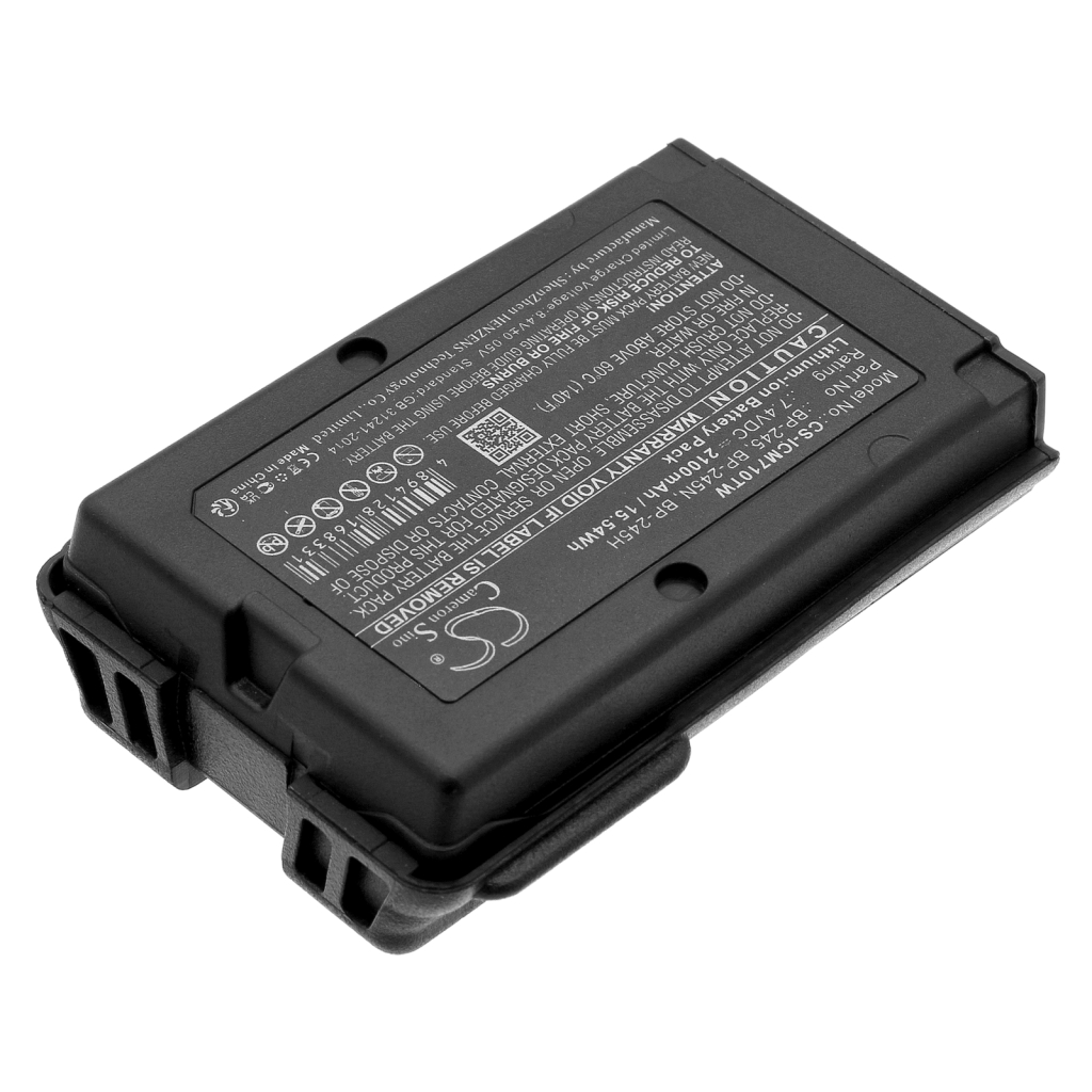 Akut Kaksisuuntaisen radion akku CS-ICM710TW
