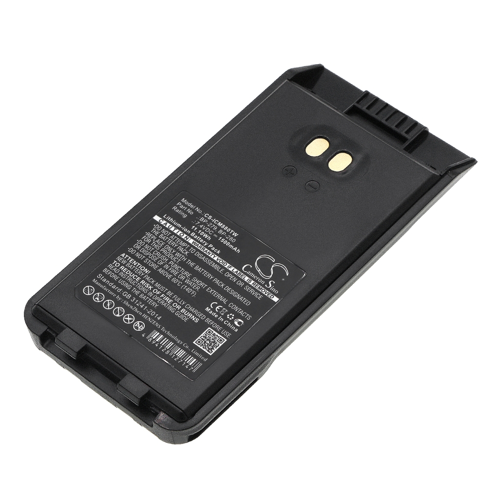 Kaksisuuntaisen radion akku Bearcom CS-ICM880TW