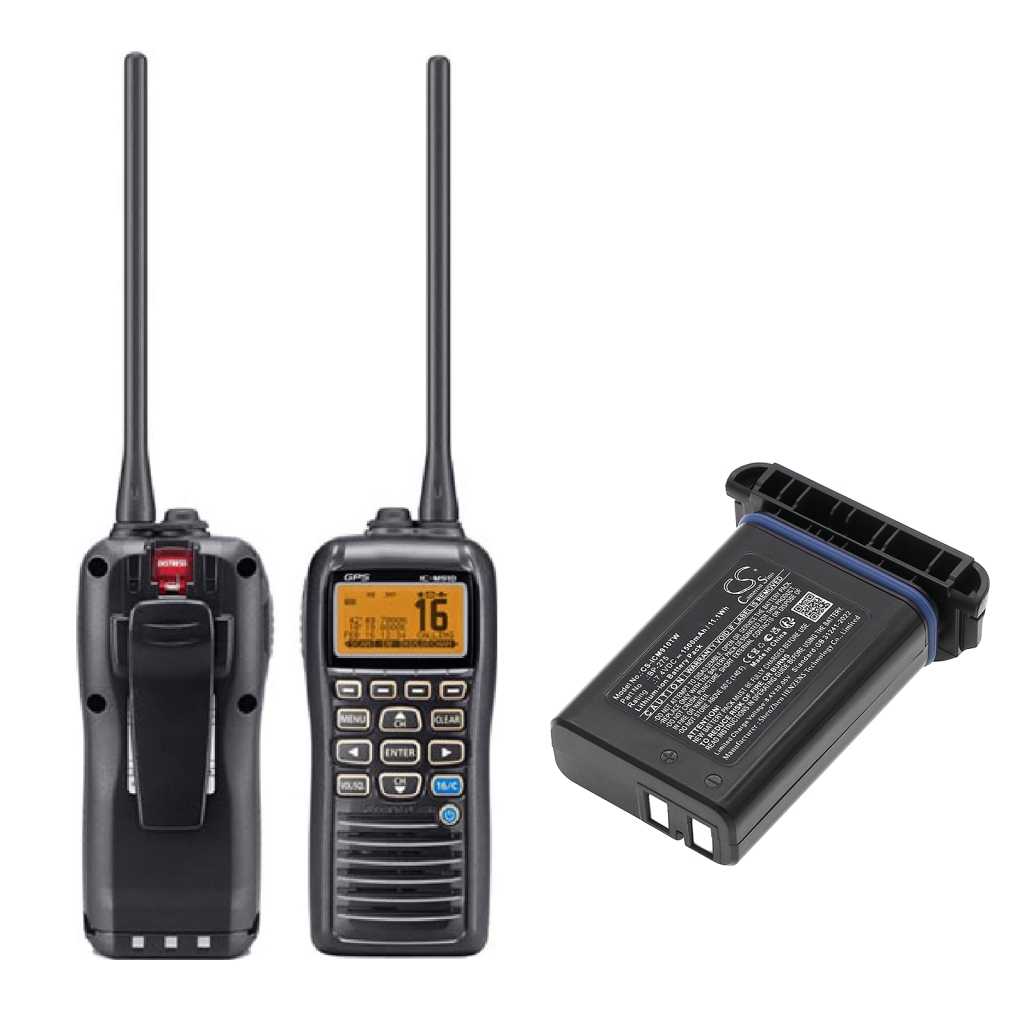 Kaksisuuntaisen radion akku Icom CS-ICM910TW