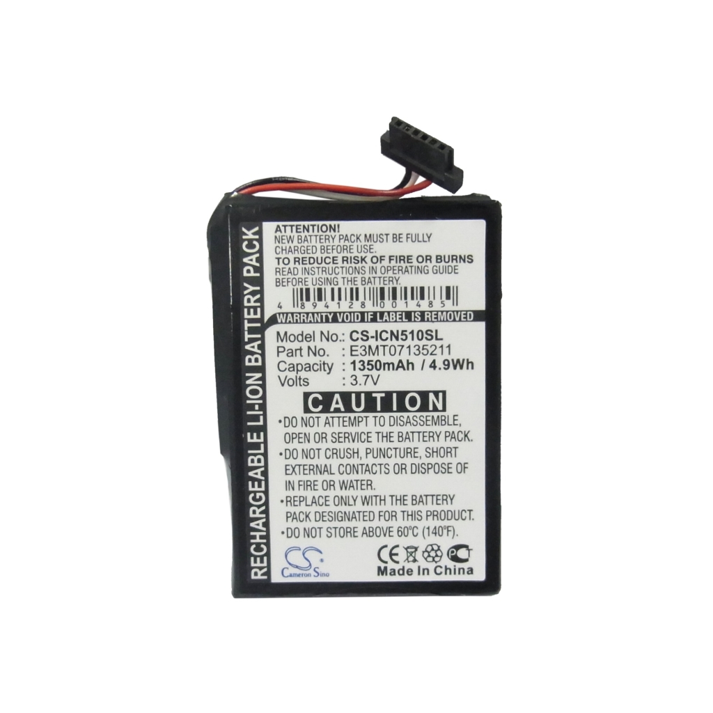 GPS, Navigaattorin akku NAVMAN iCN 530