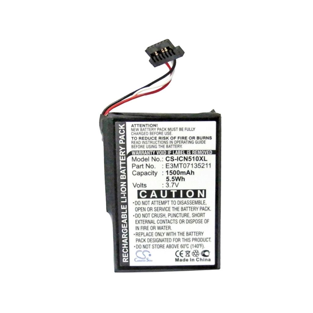 GPS, Navigaattorin akku NAVMAN iCN 510