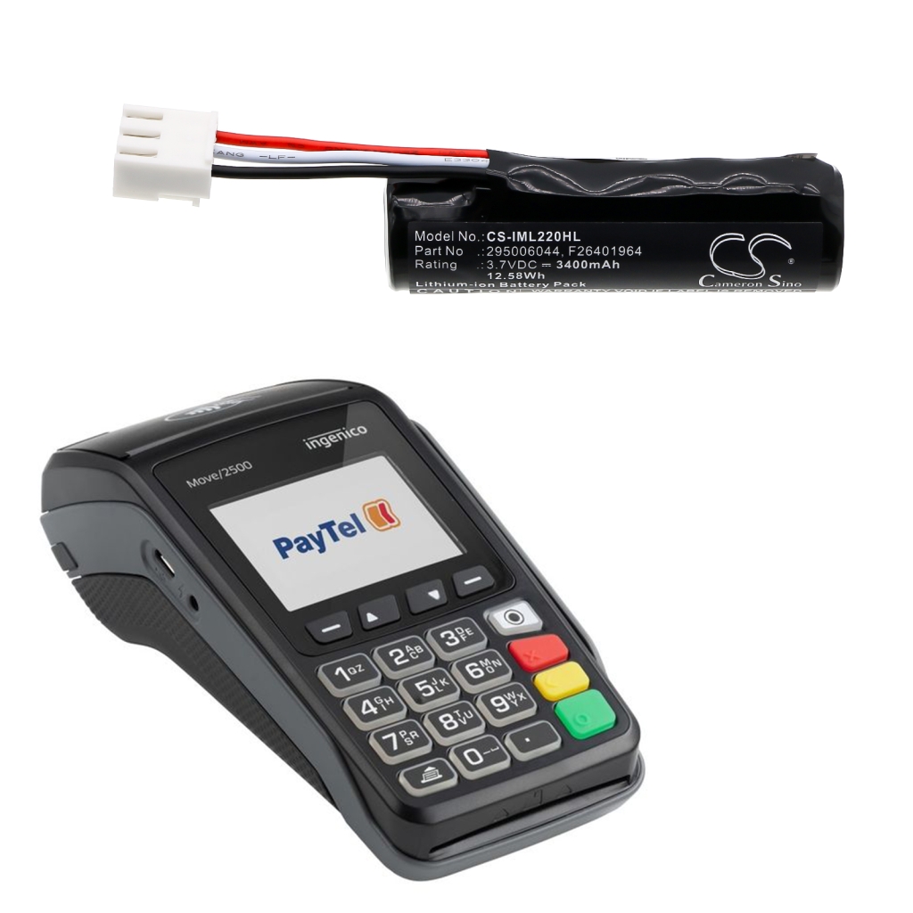 Maksupäätteen akku Ingenico CS-IML220HL