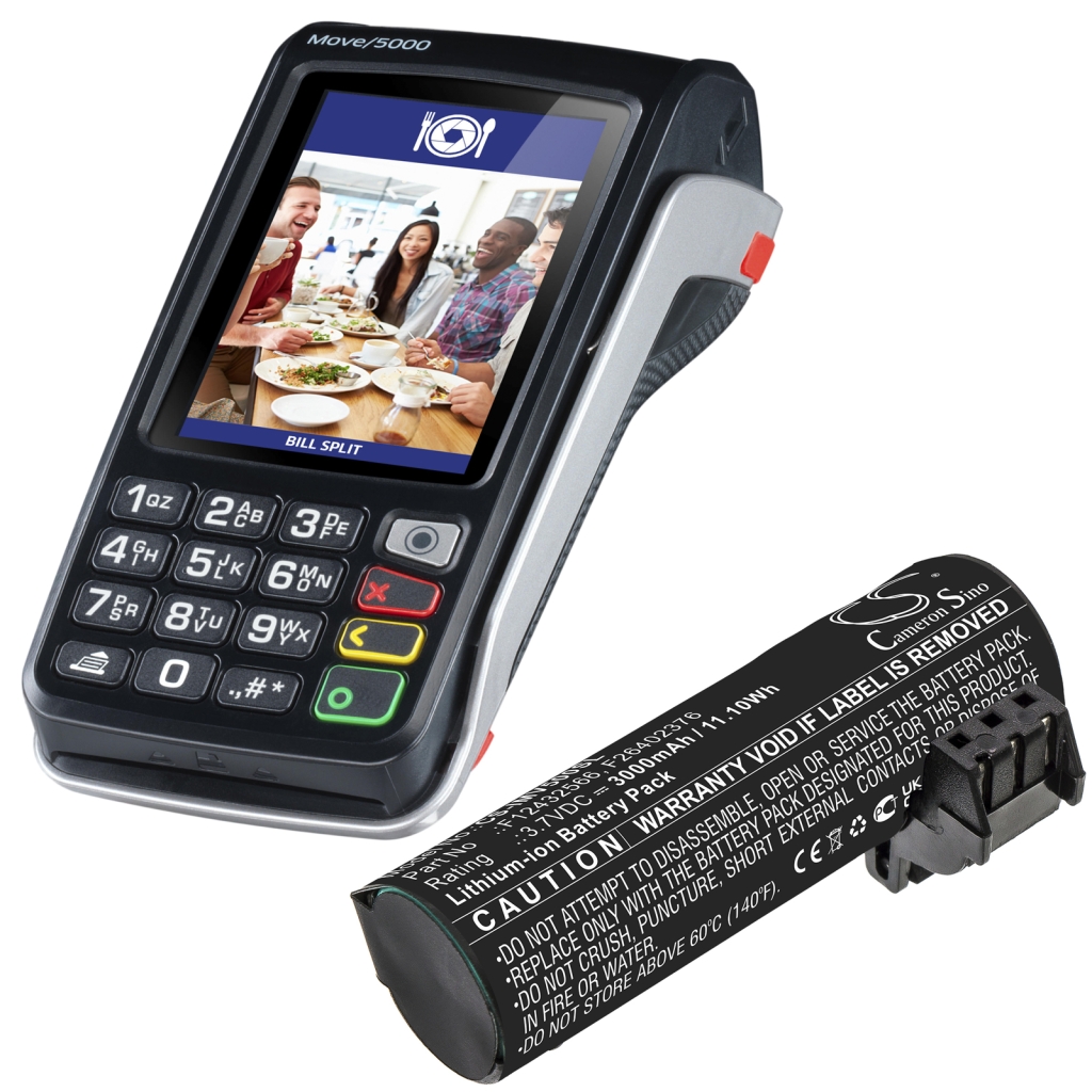 Maksupäätteen akku Ingenico Move 5000 (CS-IMV500SL)