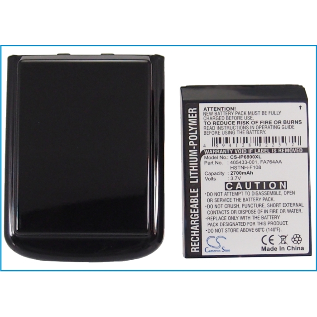 Akku yhteensopiva HP CS-IP6800XL