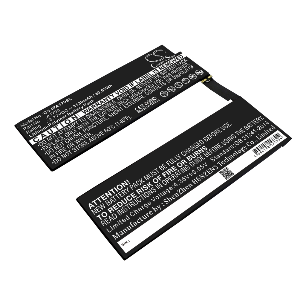 Akut Tabletin akku CS-IPA179SL