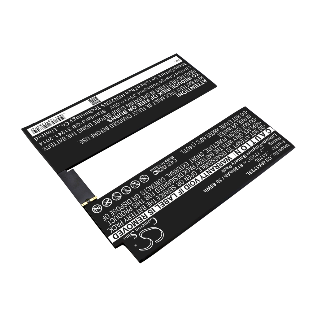 Tabletin akku Apple MPGK2LL/A (CS-IPA179SL)