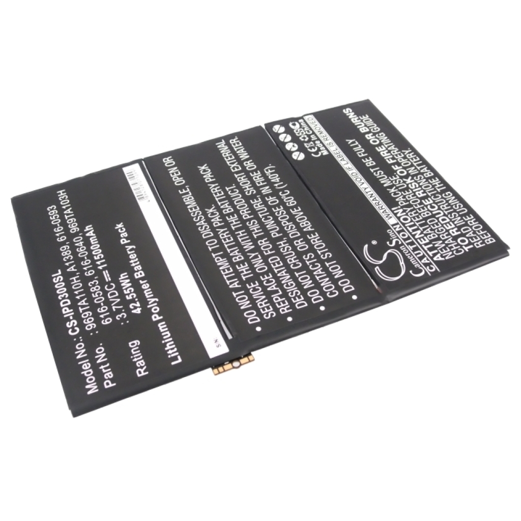 Tabletin akku Apple MD523LL/A (CS-IPD300SL)