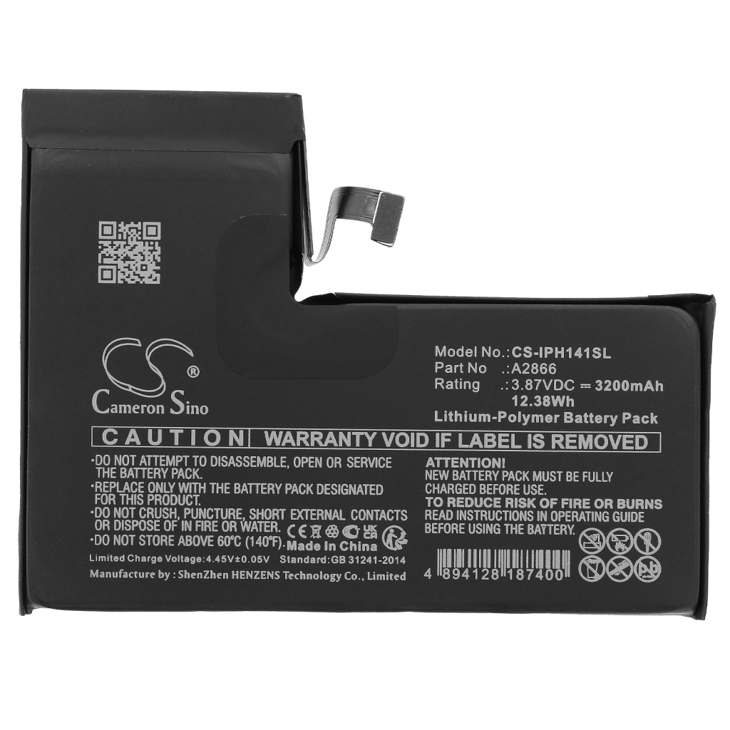 Yhteensopiva akun vaihto Apple A2866