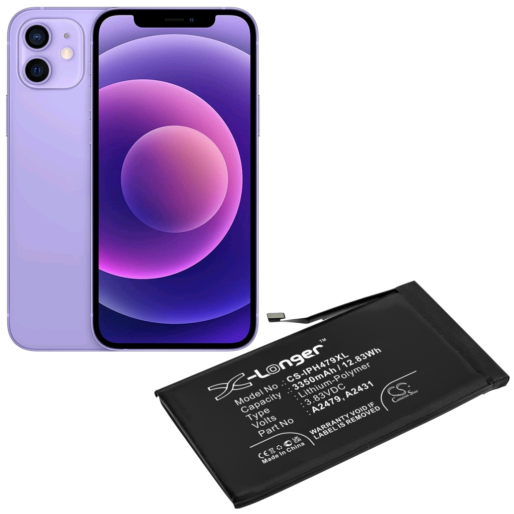 Yhteensopiva akun vaihto Apple A2431,A2479
