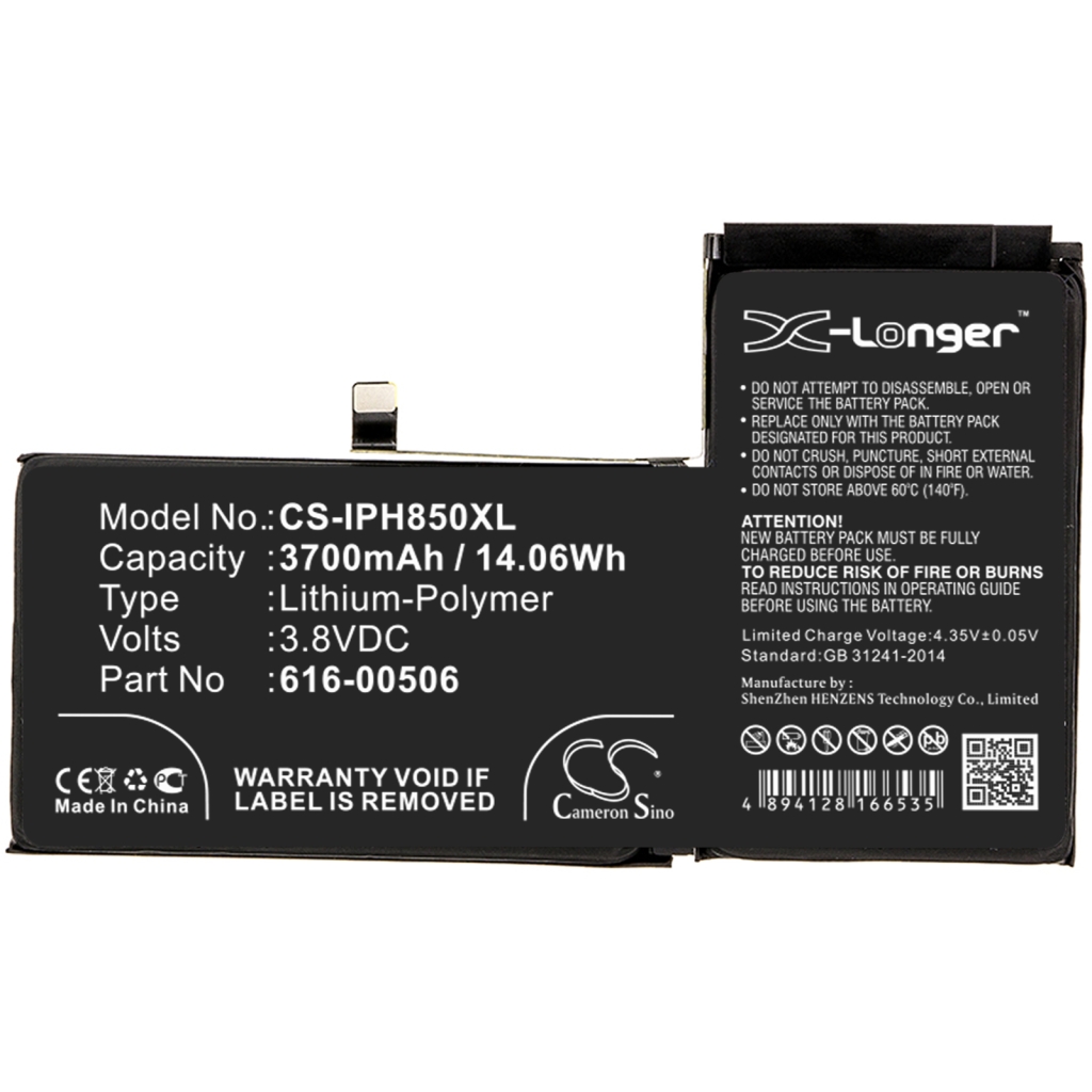Yhteensopiva akun vaihto Apple 616-00506