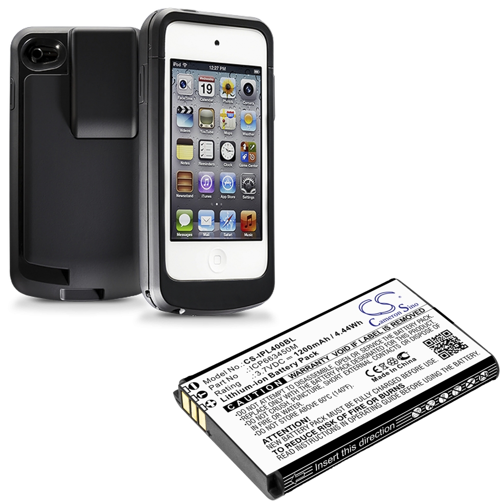 Yhteensopiva akun vaihto Infinite peripherals ICP663450M