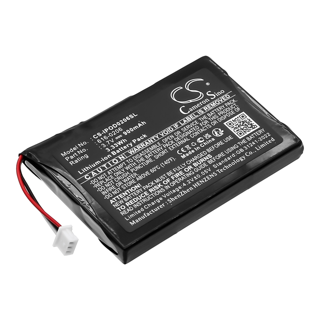 Akut MP3, MP4, PMP-akku CS-IPOD0206SL