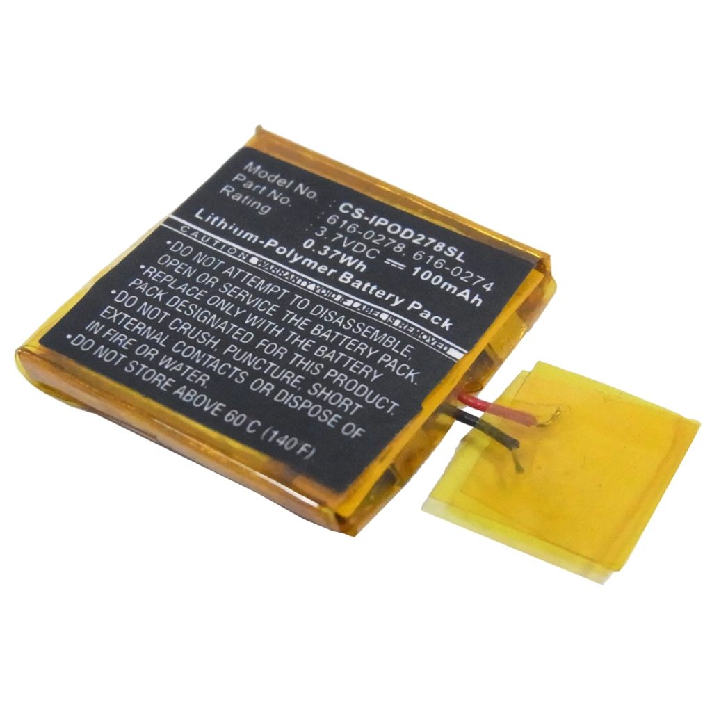 Akut MP3, MP4, PMP-akku CS-IPOD278SL