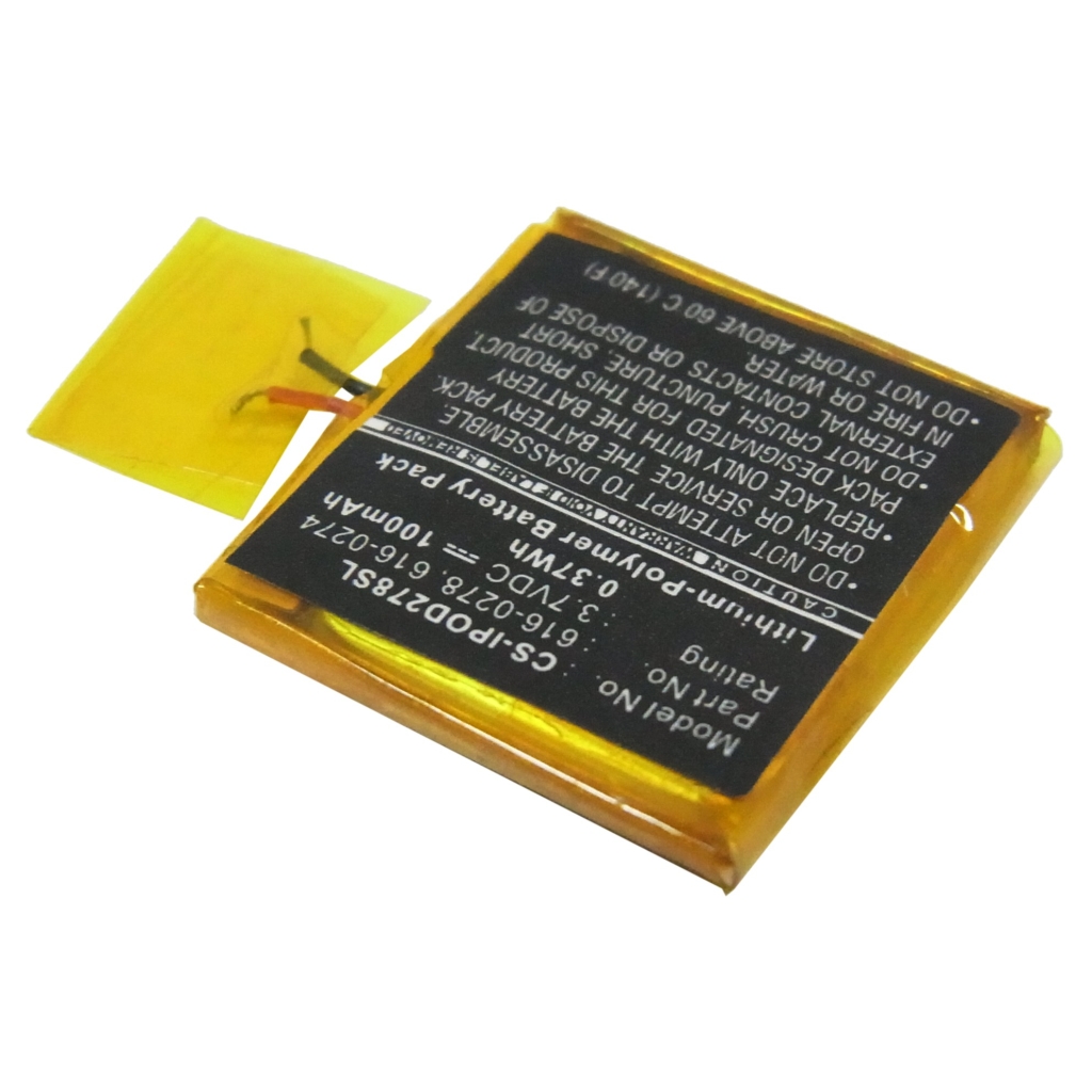 Akut MP3, MP4, PMP-akku CS-IPOD278SL