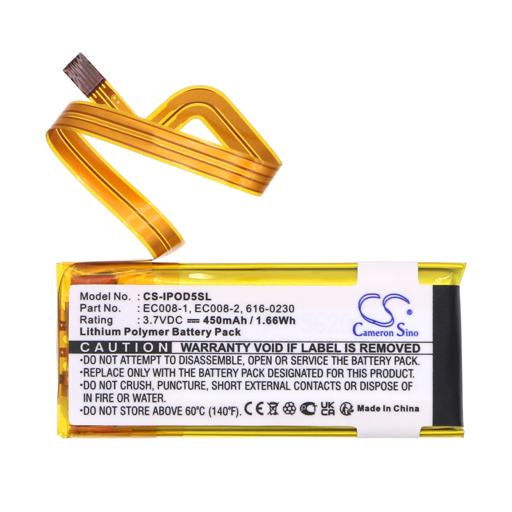 MP3, MP4, PMP-akku Apple CS-IPOD5SL