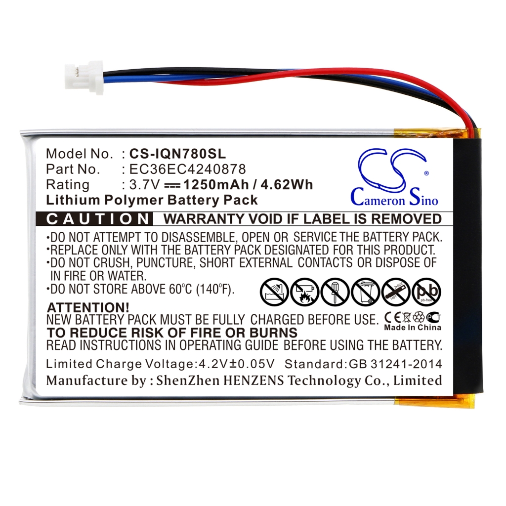 GPS, Navigaattorin akku Garmin Nuvi 780 (CS-IQN780SL)