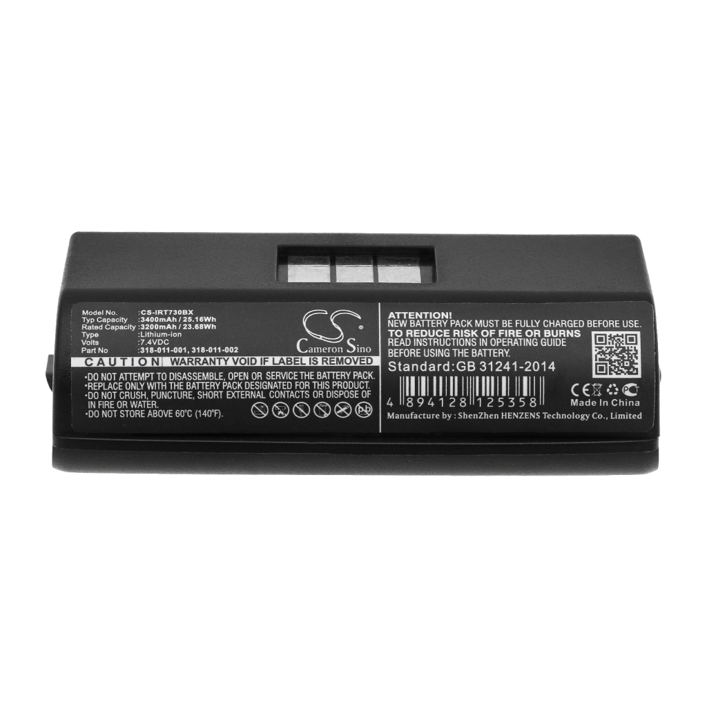 Akut Viivakoodinlukijan akku CS-IRT730BX