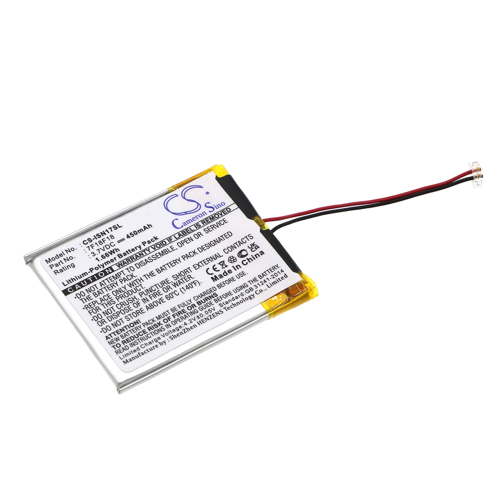 Akut MP3, MP4, PMP-akku CS-ISN17SL