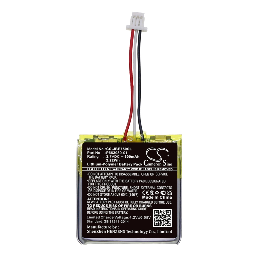 Yhteensopiva akun vaihto Jbl P663030-01