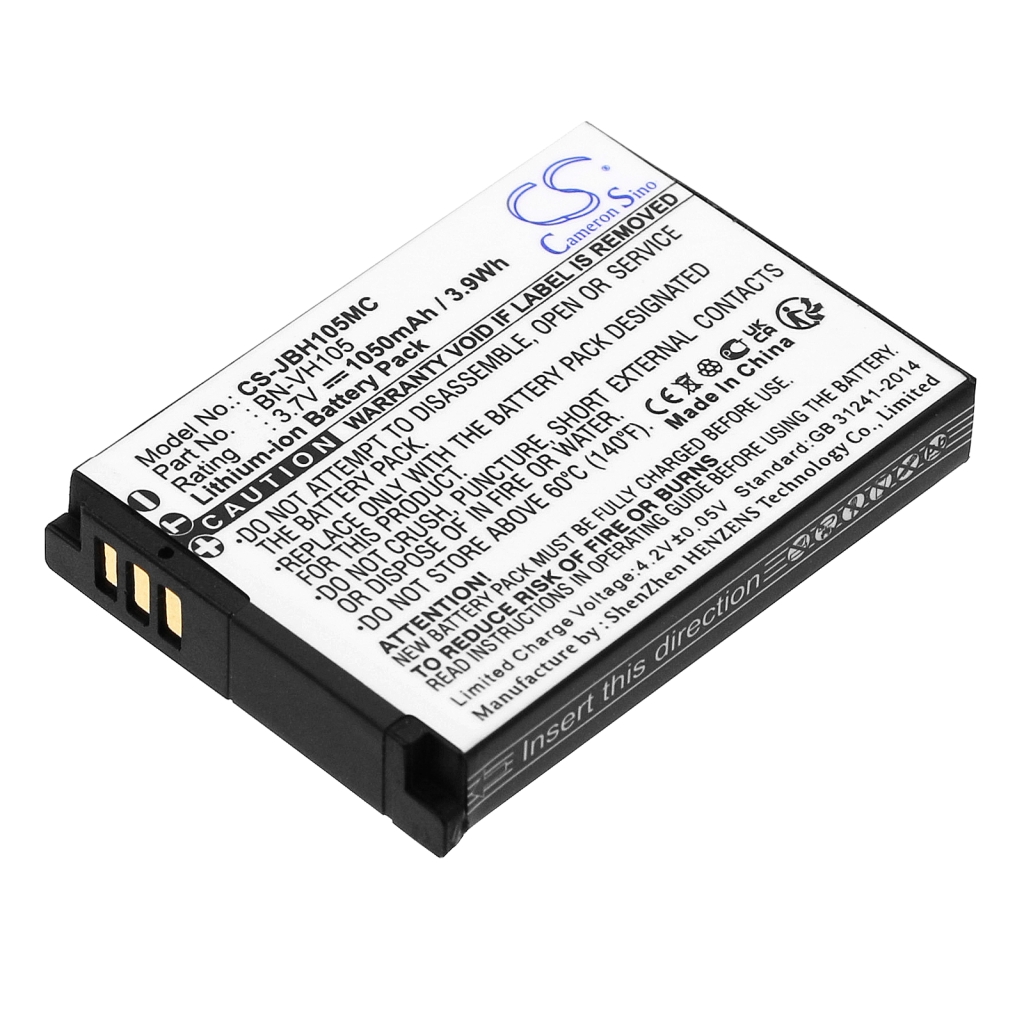 Akut Kameran akku CS-JBH105MC