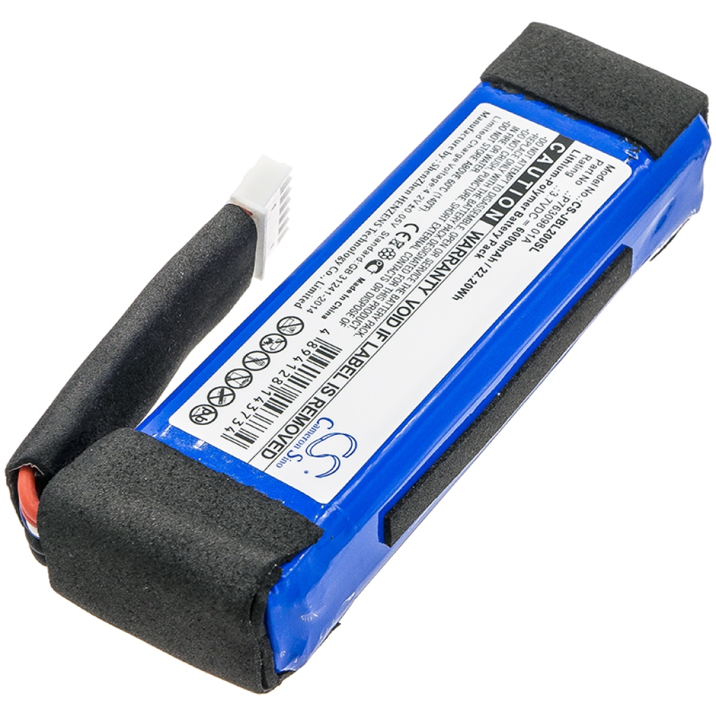 Yhteensopiva akun vaihto Jbl P763098 01A