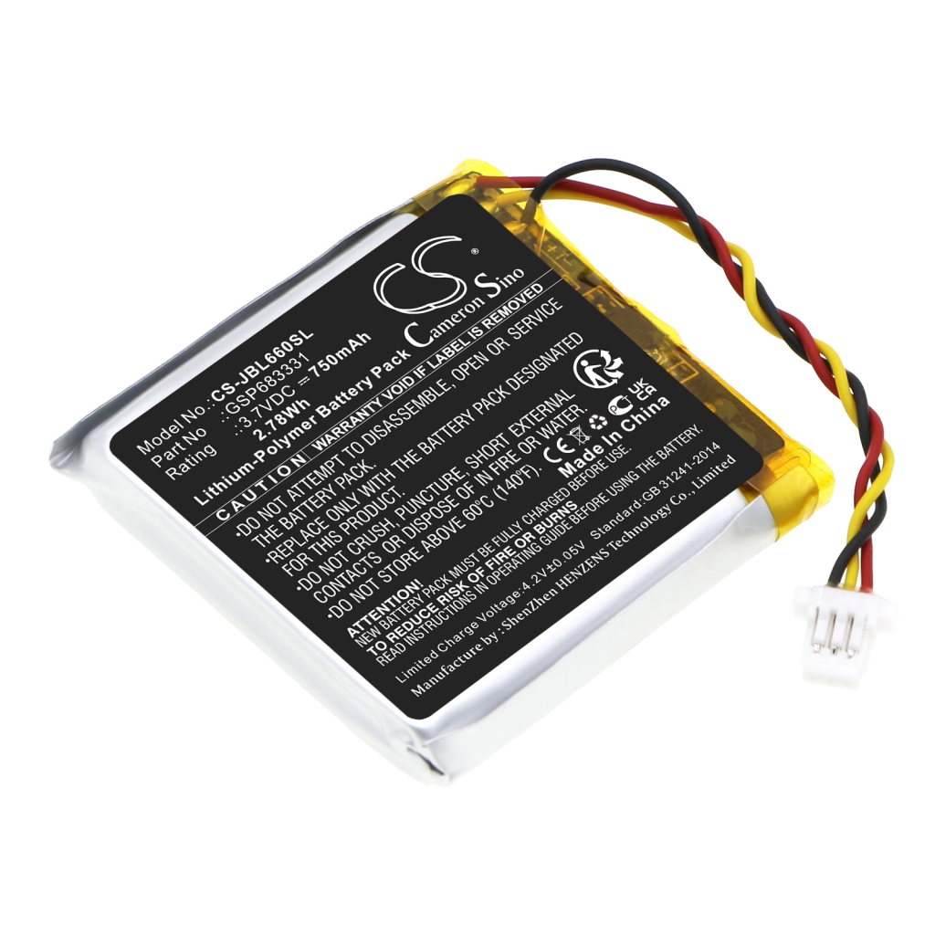 Yhteensopiva akun vaihto Jbl GSP683331