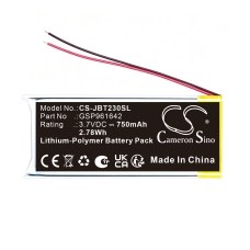 Yhteensopiva akun vaihto Jbl GSP961642