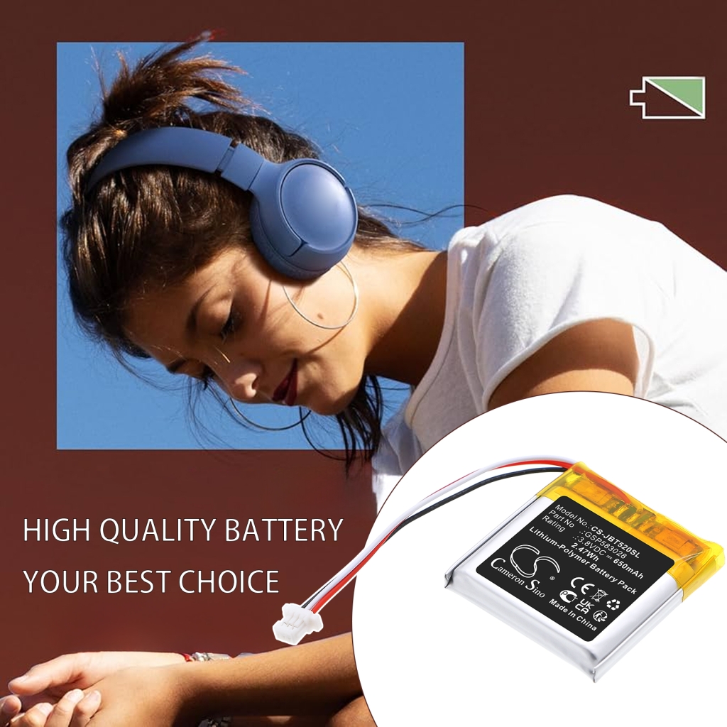 Langattoman kuulokkeen akku Jbl Tune 520 BT (CS-JBT520SL)