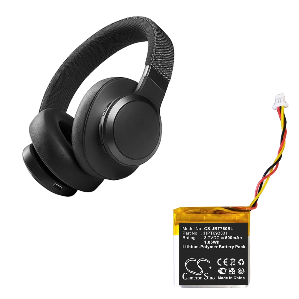 Langattoman kuulokkeen akku Jbl CS-JBT760SL