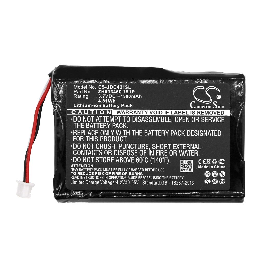 Yhteensopiva akun vaihto JDS Labs ZH613450 1S1P