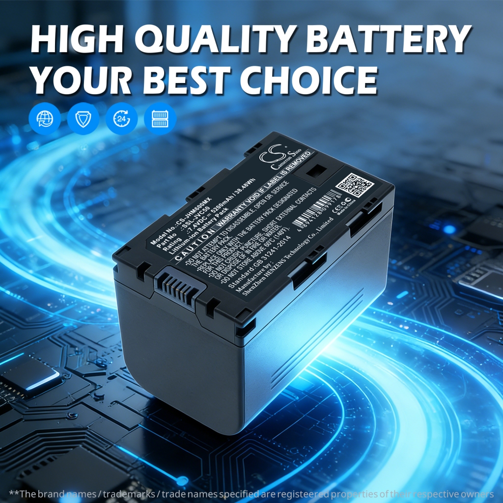 Battery compatible with JVC