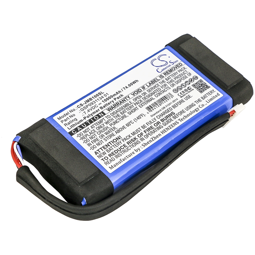 Yhteensopiva akun vaihto Jbl GSP0931134 01