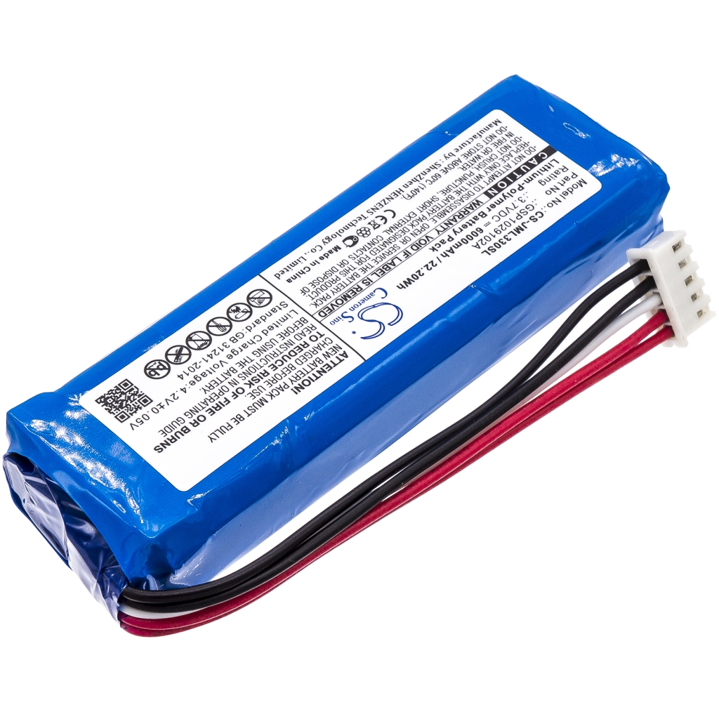 Yhteensopiva akun vaihto Jbl GSP1029102A