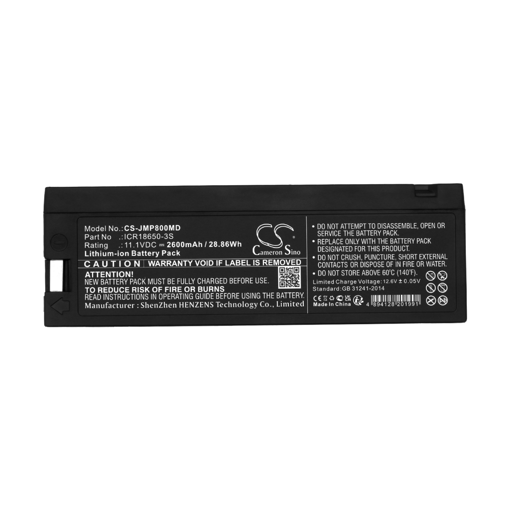 Yhteensopiva akun vaihto Jumper ICR18650-3S