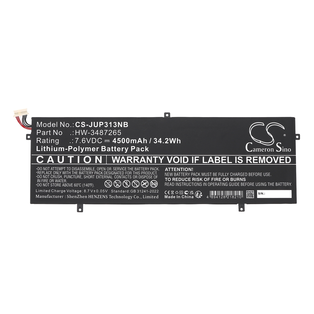 Notebook battery Jumper CS-JUP313NB