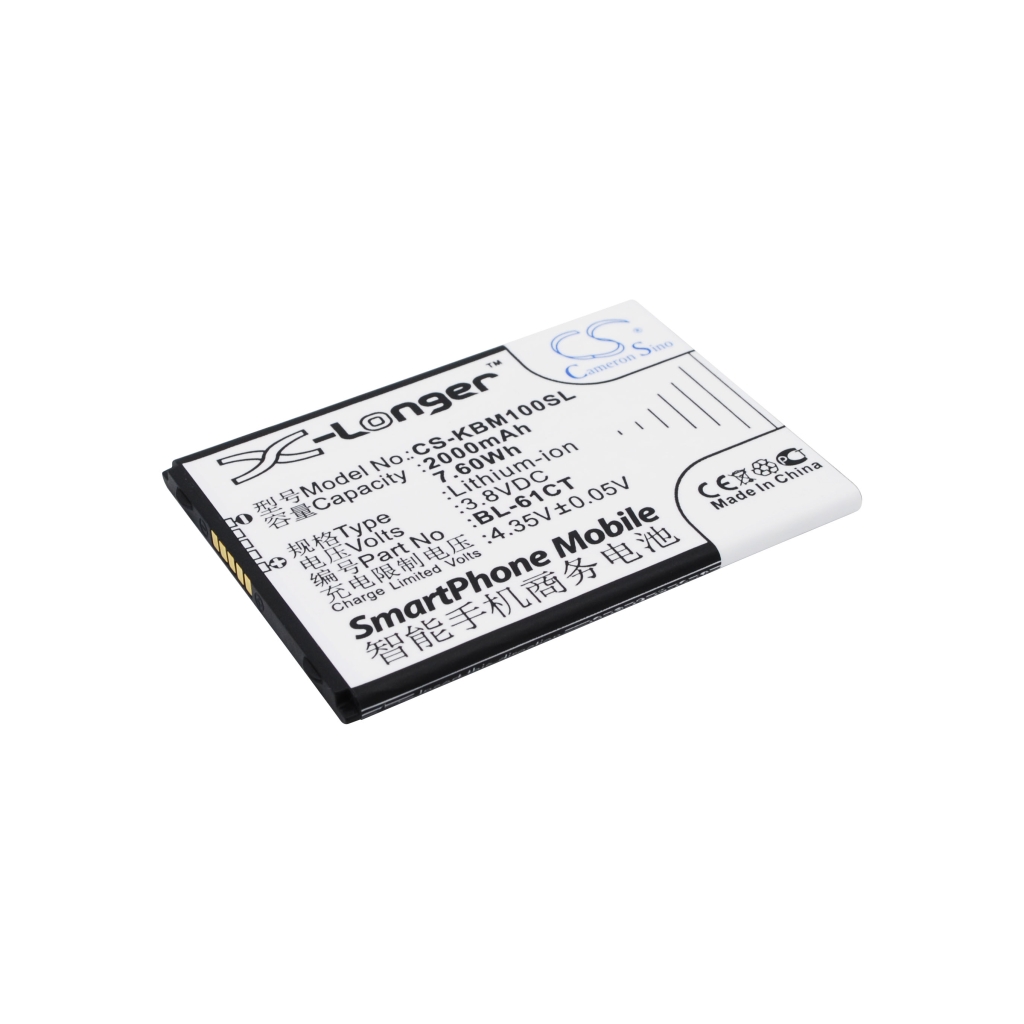 Yhteensopiva akun vaihto KOOBEE BL-61CT