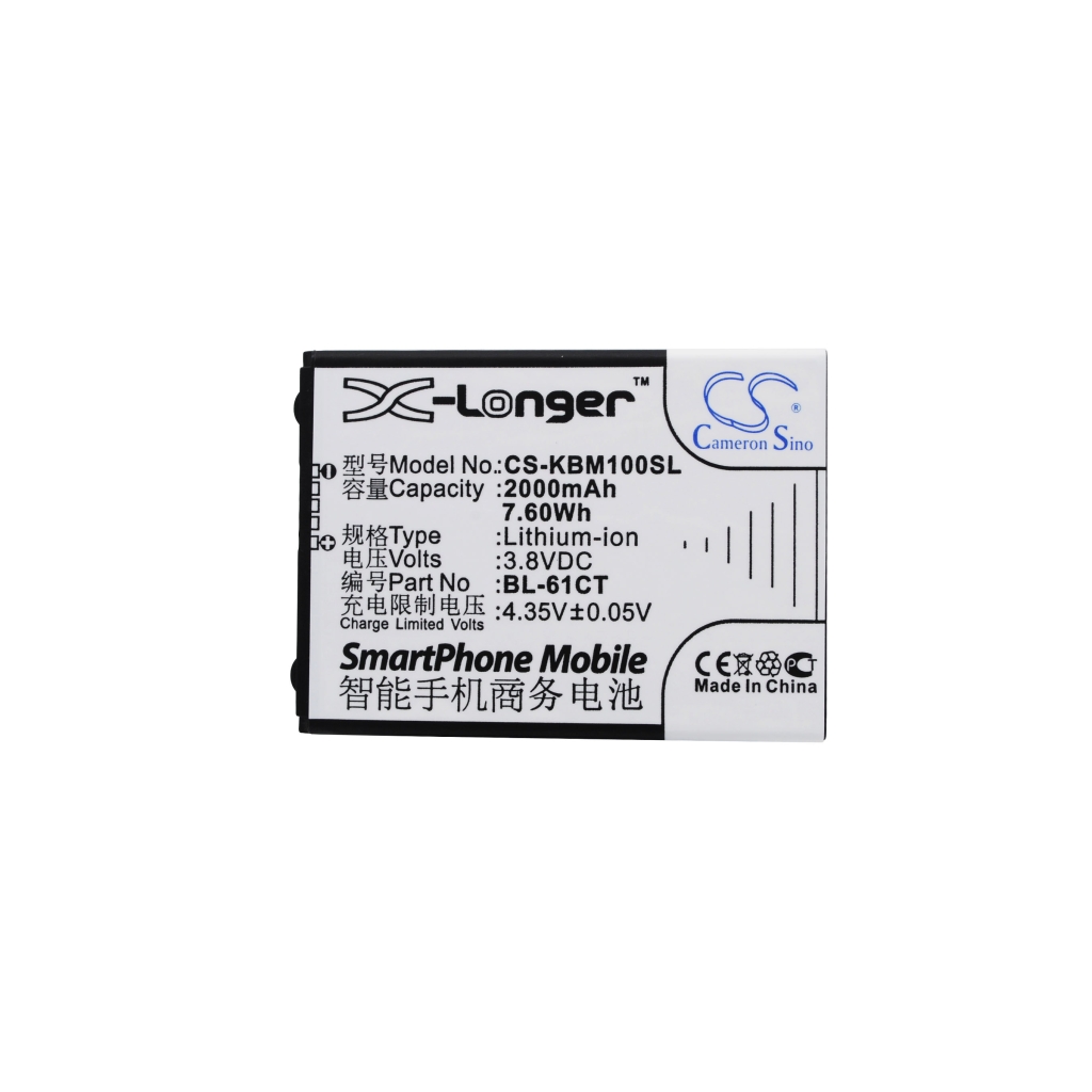 Yhteensopiva akun vaihto KOOBEE BL-61CT