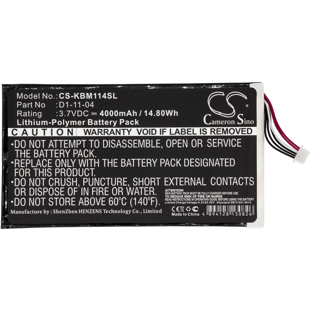E-kirjanlukijan akku Kobo Vox (CS-KBM114SL)