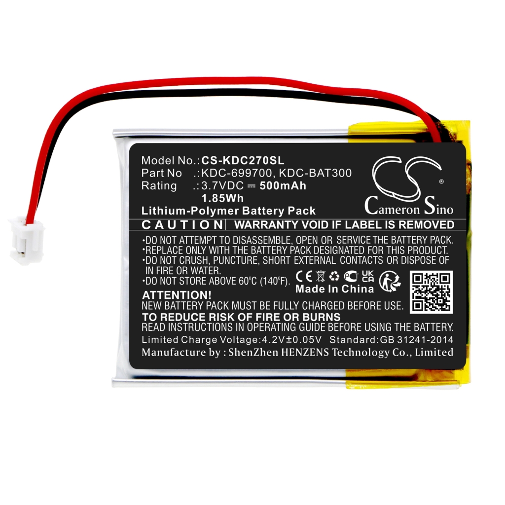 Akut Viivakoodinlukijan akku CS-KDC270SL