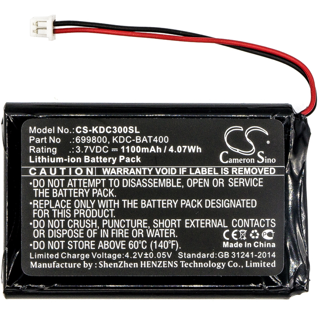 Akut Viivakoodinlukijan akku CS-KDC300SL