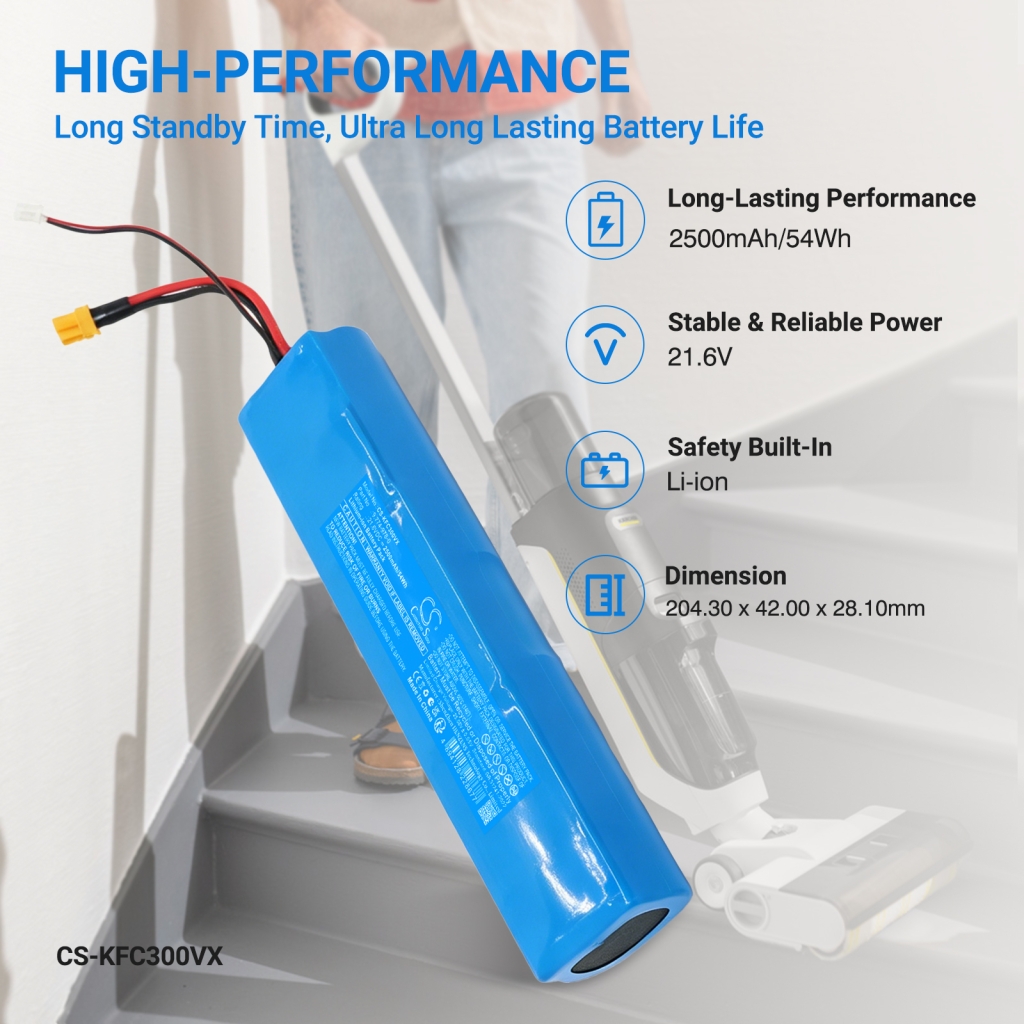 Battery compatible with Karcher