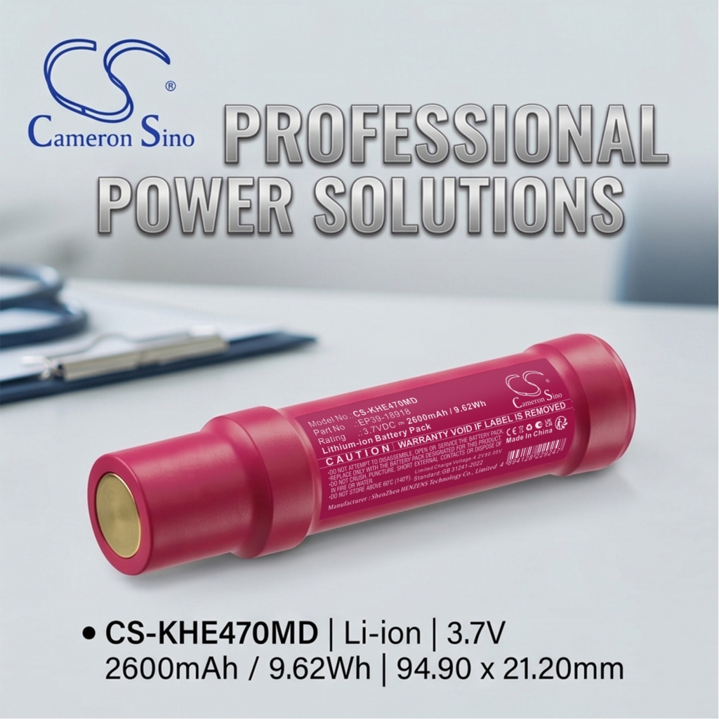 Akku yhteensopiva Keeler CS-KHE470MD