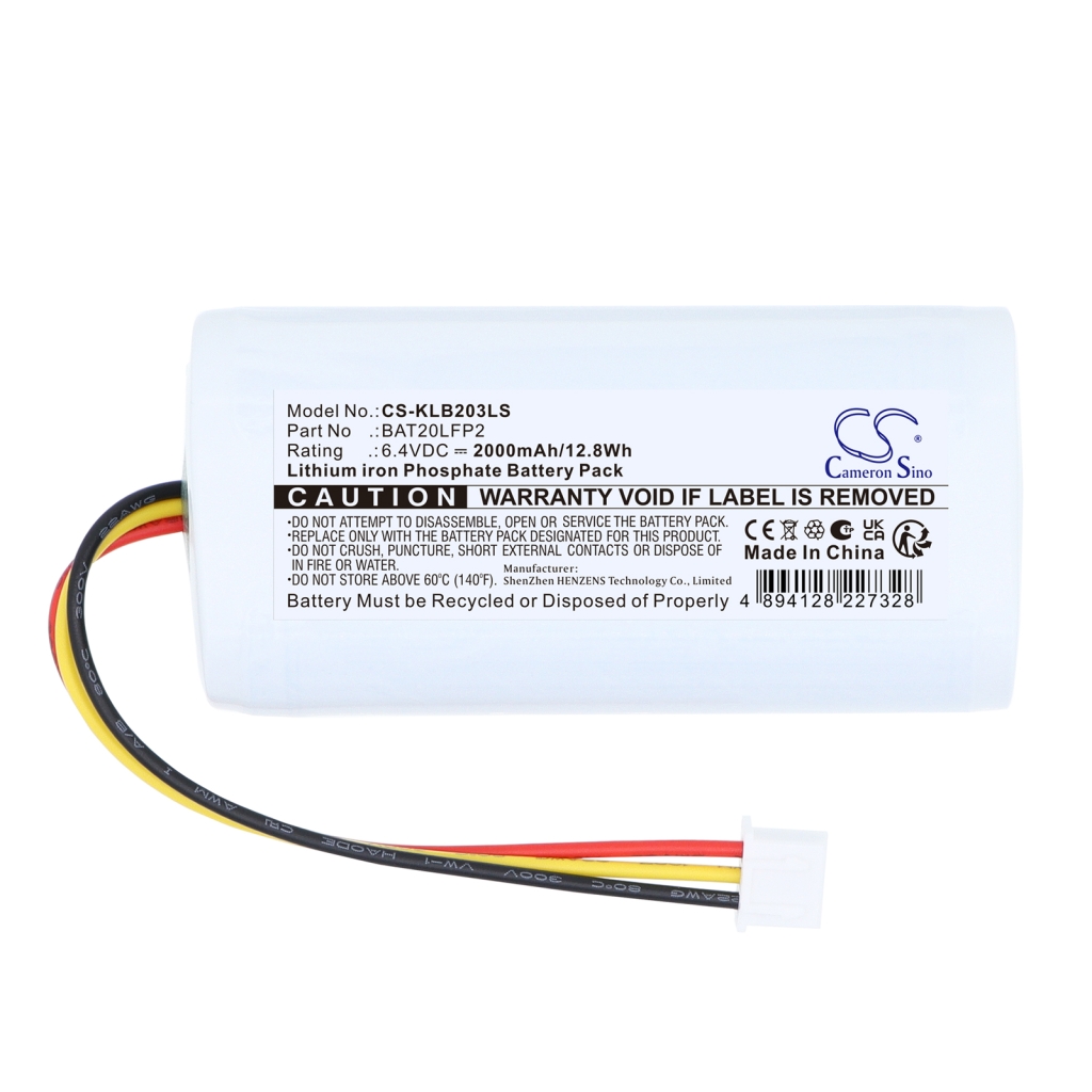 Akku yhteensopiva Kosnic CS-KLB203LS
