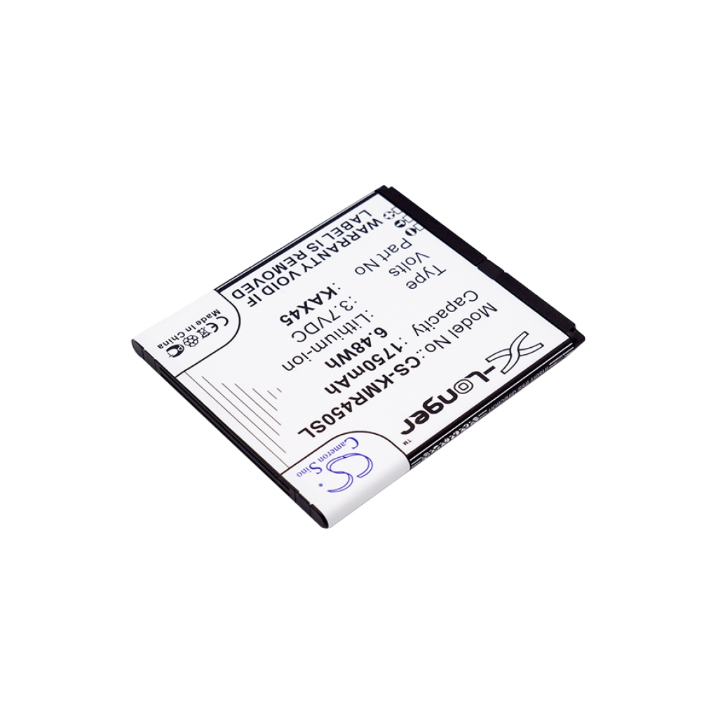 Yhteensopiva akun vaihto Kazam KAX45,KAX45-XJFA007879